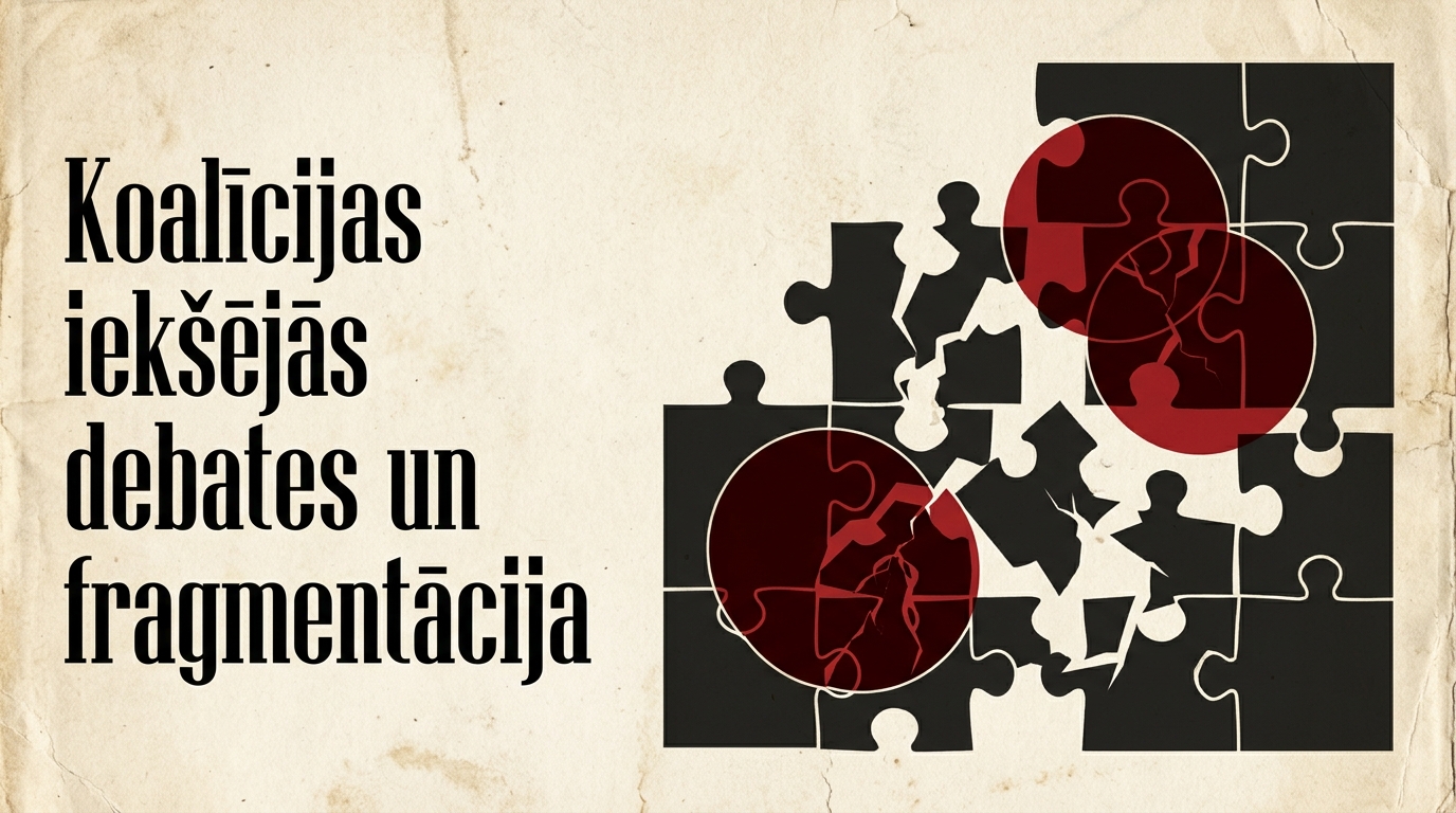 Koalīcijas iekšējās debates un fragmentācija