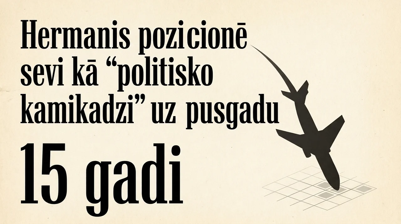 Hermanis pozicionē sevi kā "politisko kamikadzi" uz pusgadu