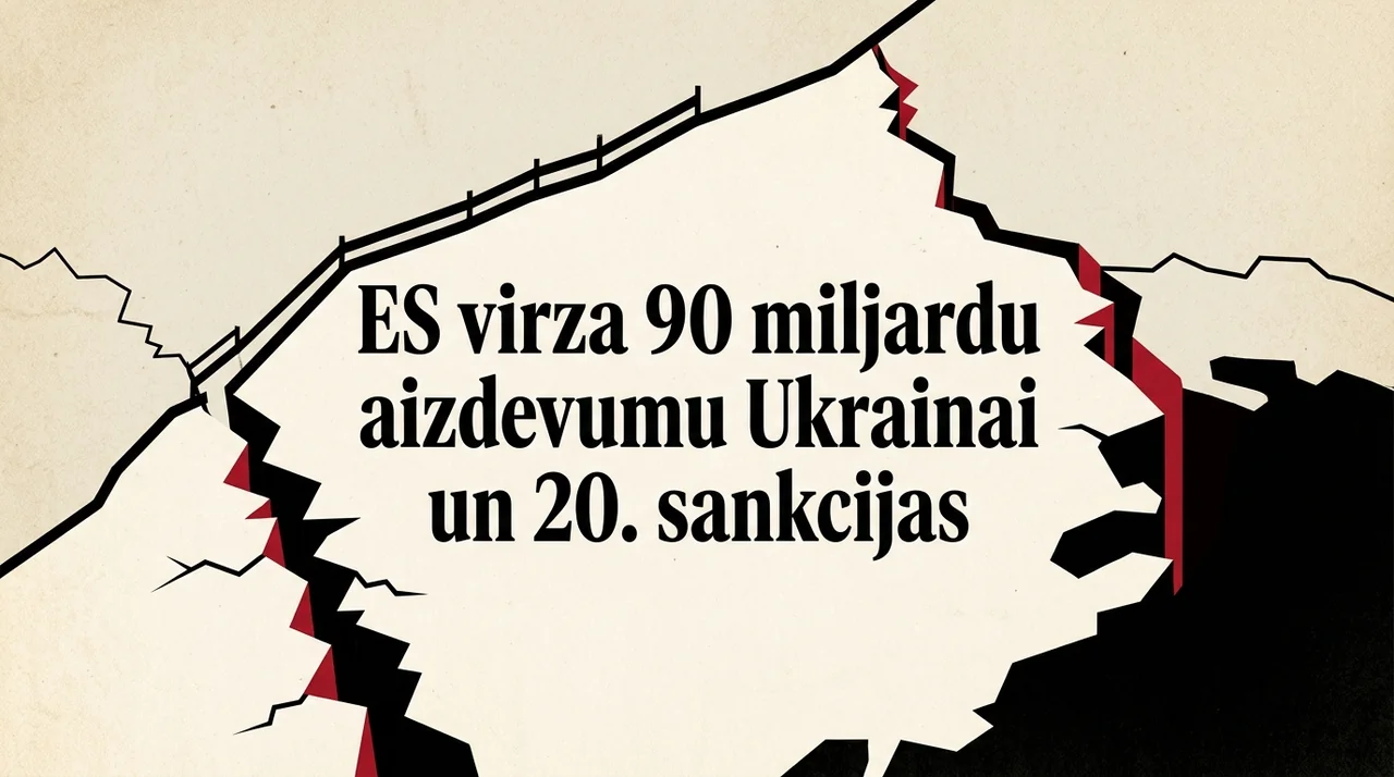 ES virza 90 miljardu aizdevumu Ukrainai un 20. sankcijas