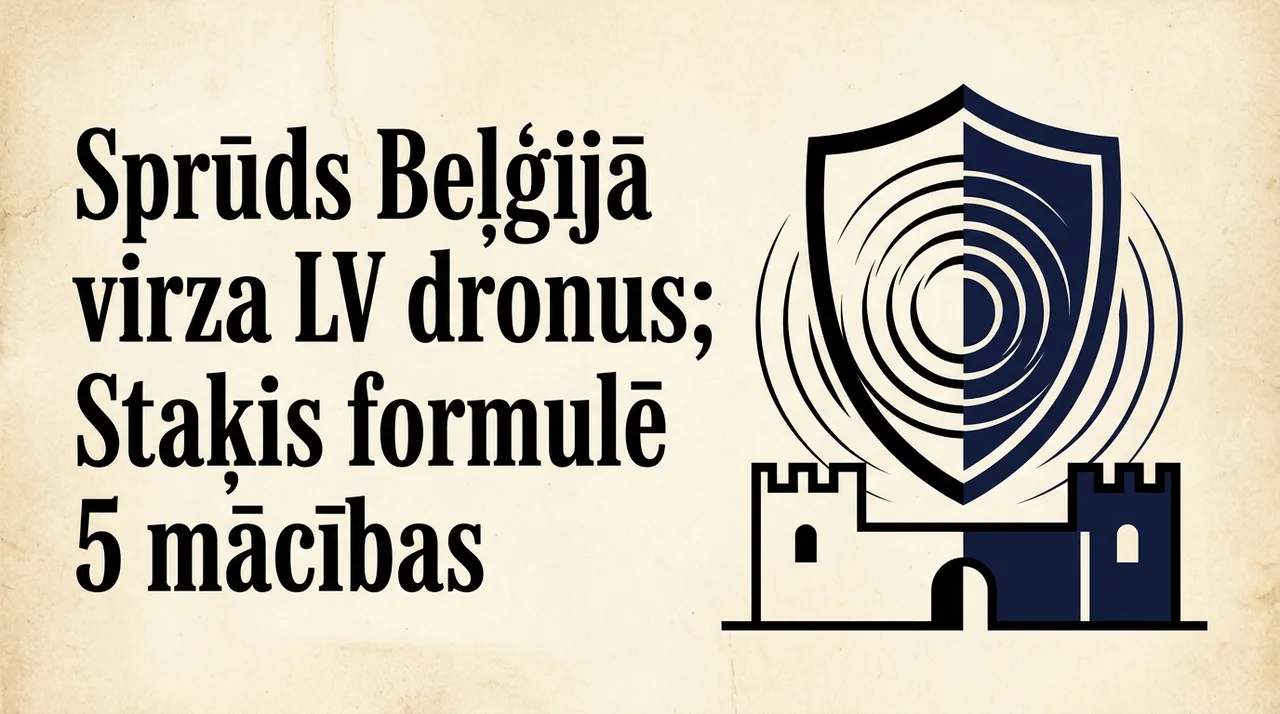 Sprūds Beļģijā virza LV dronus; Staķis formulē 5 mācības