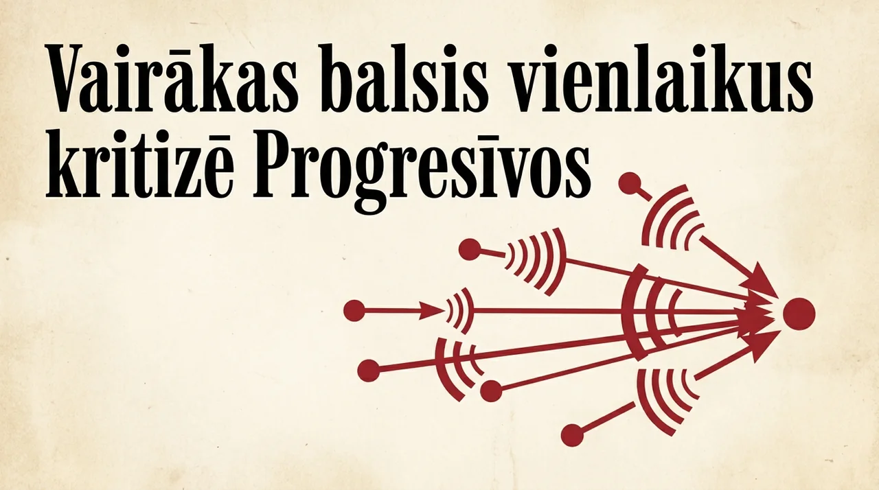 Vairākas balsis vienlaikus kritizē Progresīvos
