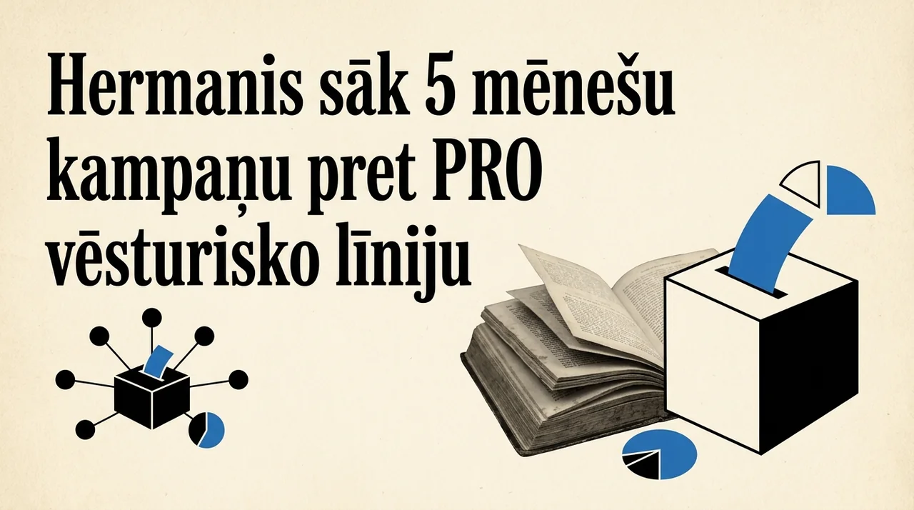 Hermanis sāk 5 mēnešu kampaņu pret PRO vēsturisko līniju