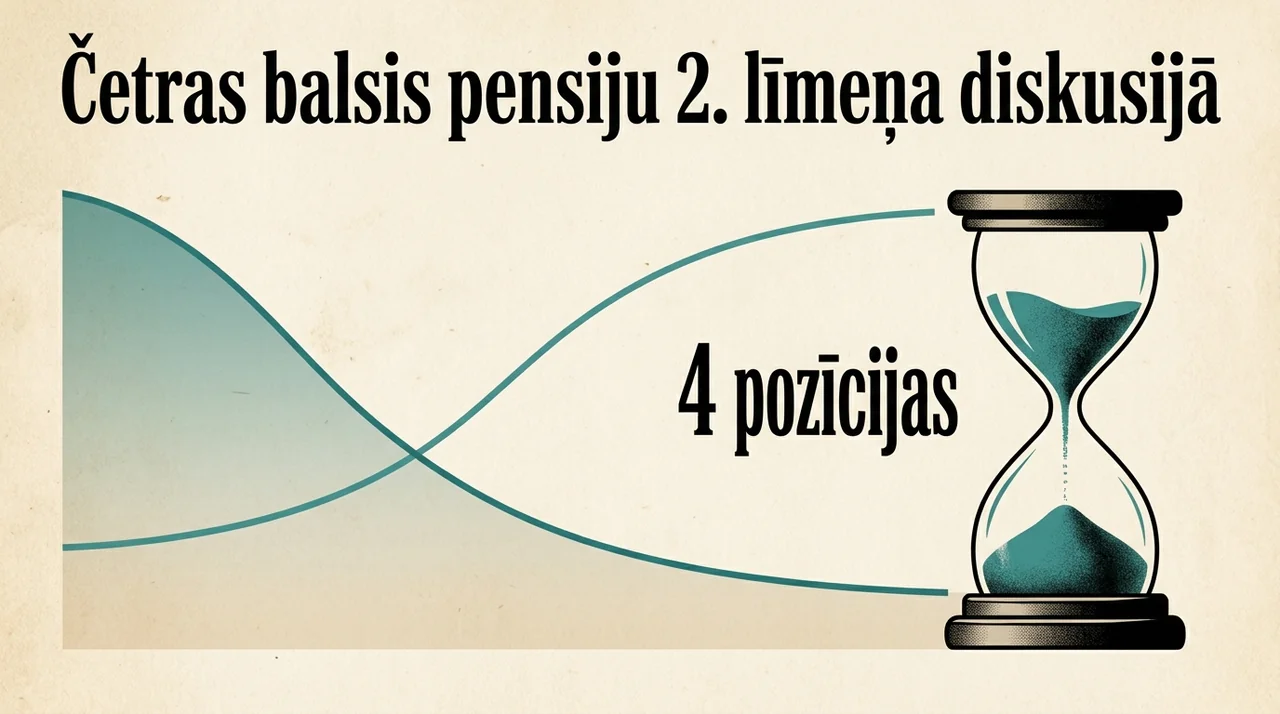 Četras balsis pensiju 2. līmeņa diskusijā