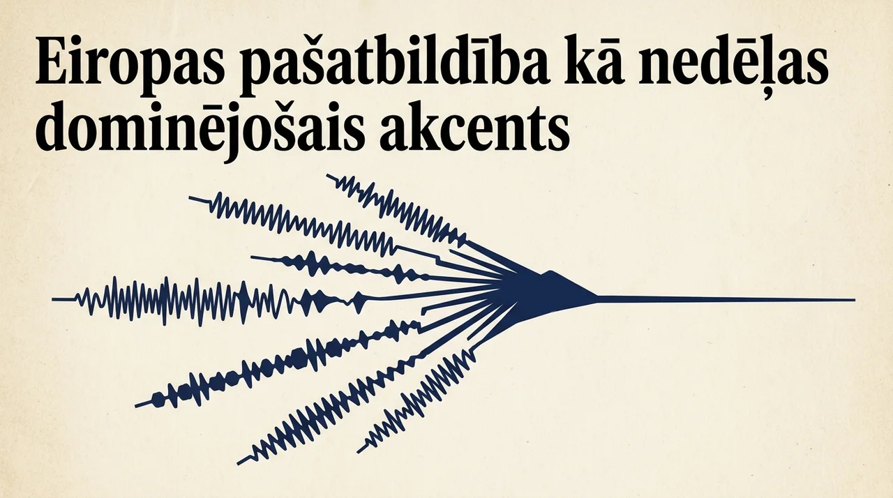 Eiropas pašatbildība kā nedēļas dominējošais akcents