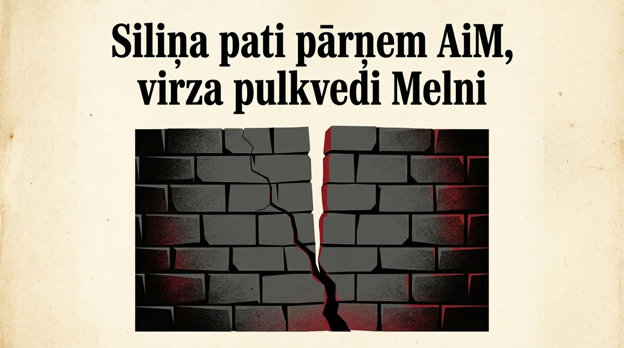Siliņa pati pārņem AiM, virza pulkvedi Melni