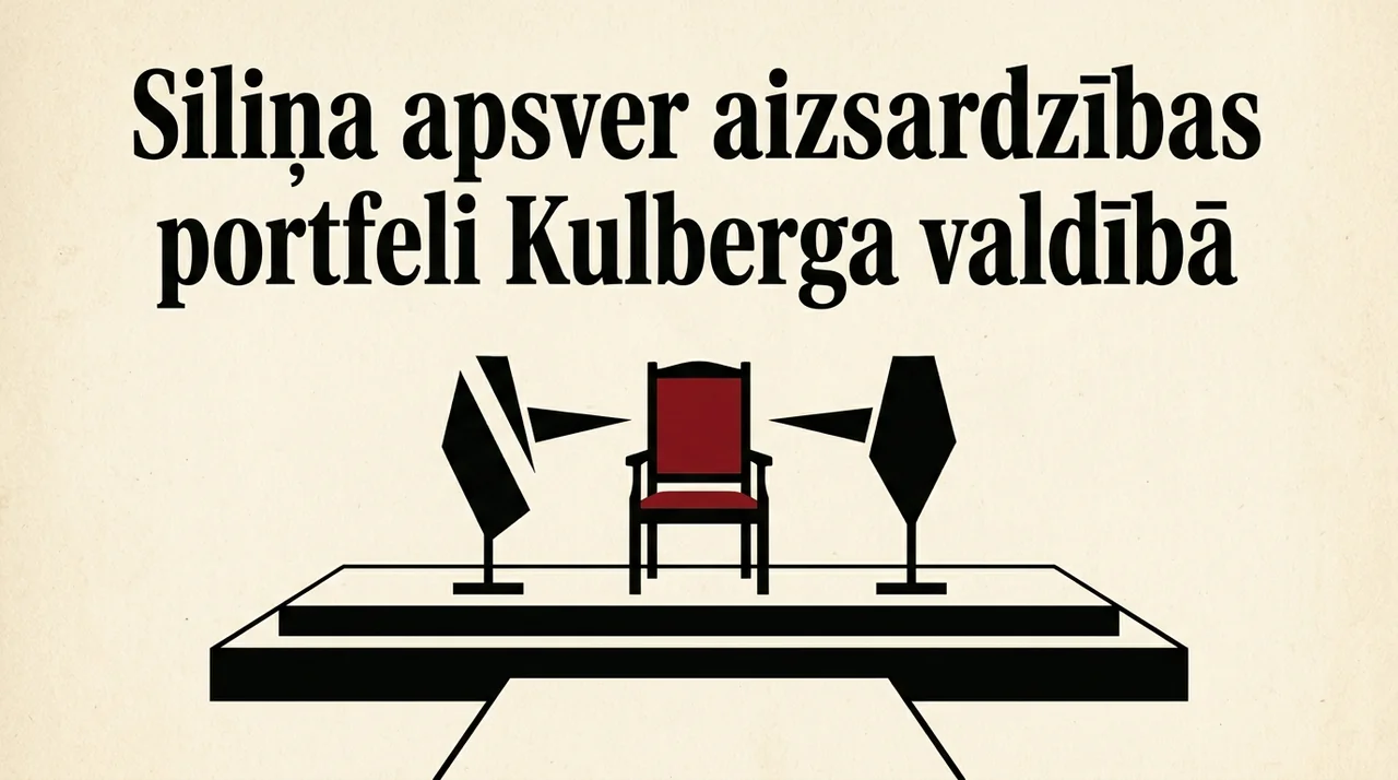 Siliņa apsver aizsardzības portfeli Kulberga valdībā
