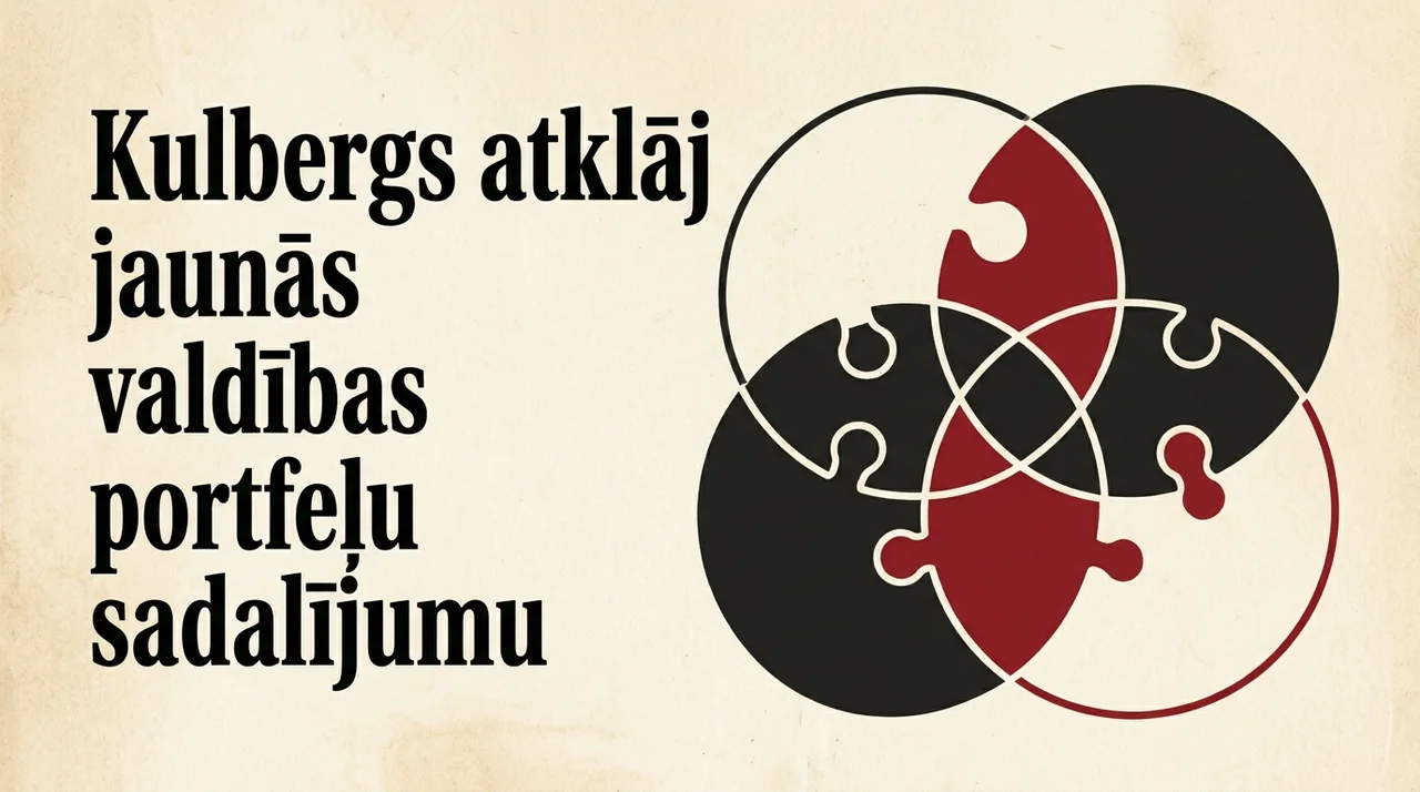 Kulbergs atklāj jaunās valdības portfeļu sadalījumu