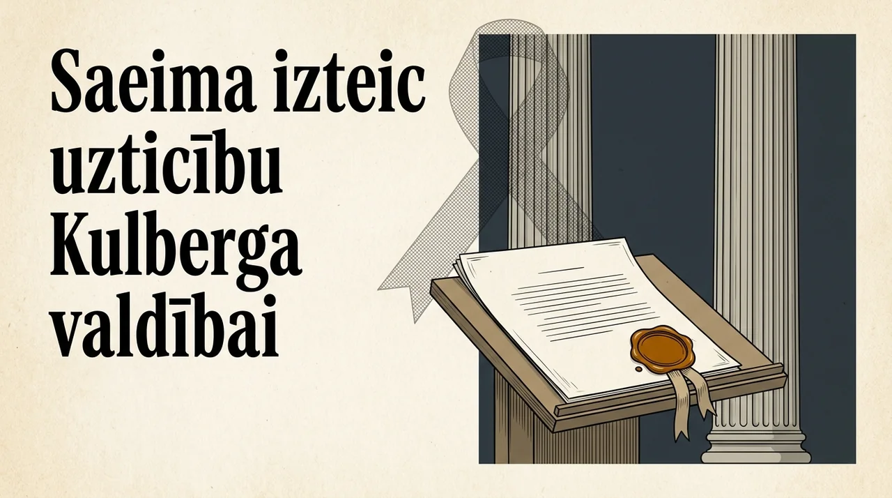Saeima izteic uzticību Kulberga valdībai