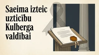 Saeima izteic uzticību Kulberga valdībai