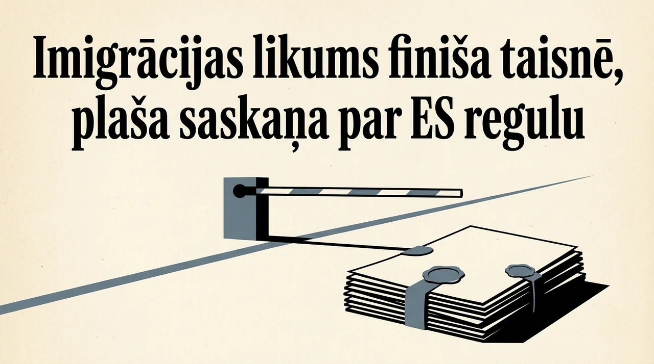 Imigrācijas likums finiša taisnē, plaša saskaņa par ES regulu