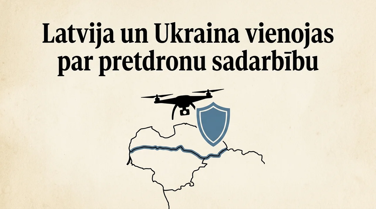 Latvija un Ukraina vienojas par pretdronu sadarbību