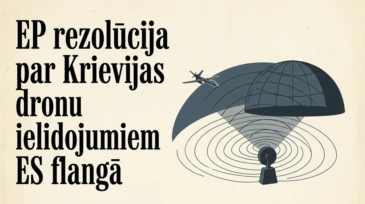 EP rezolūcija par Krievijas dronu ielidojumiem ES flangā