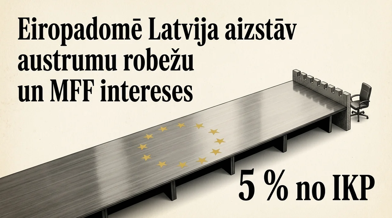 Eiropadomē Latvija aizstāv austrumu robežu un MFF intereses
