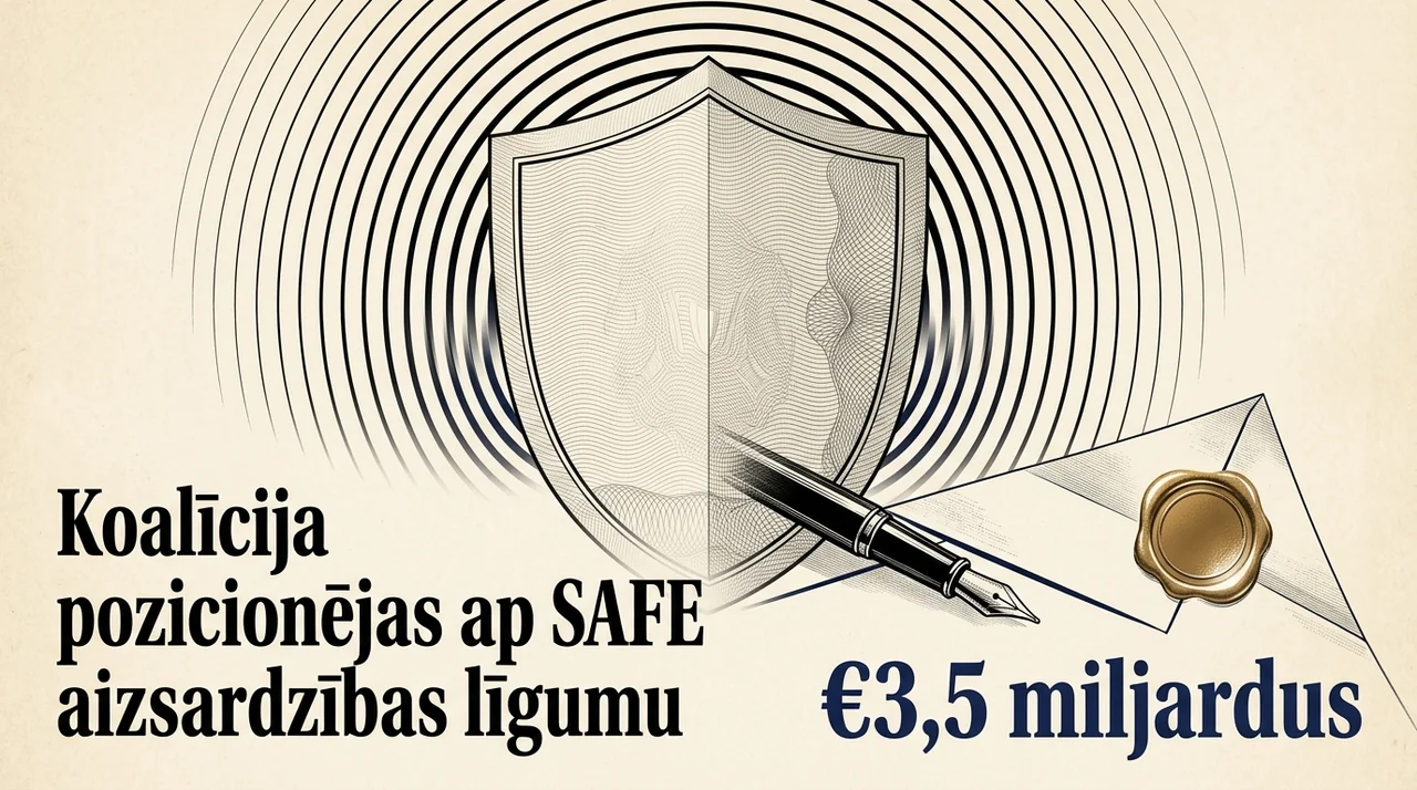 Koalīcija pozicionējas ap SAFE aizsardzības līgumu
