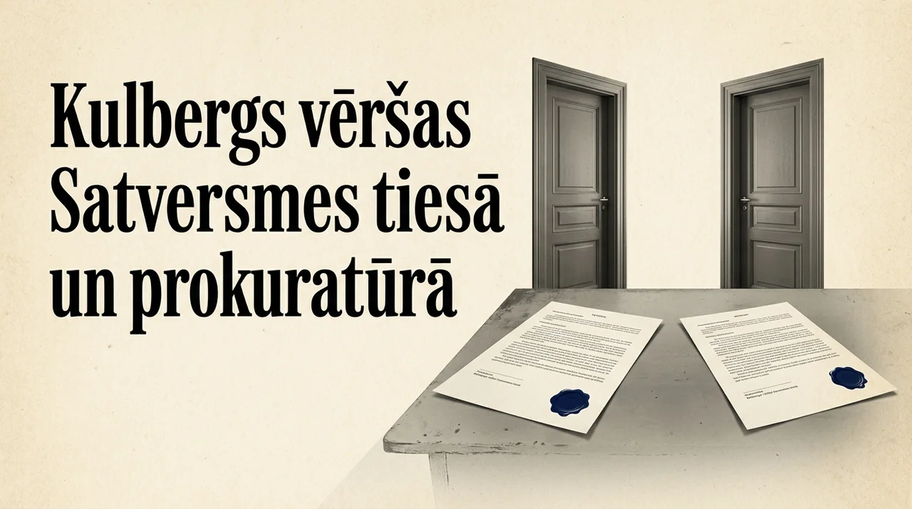 Kulbergs vēršas Satversmes tiesā un prokuratūrā