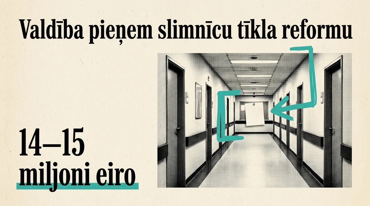 Valdība pieņem slimnīcu tīkla reformu