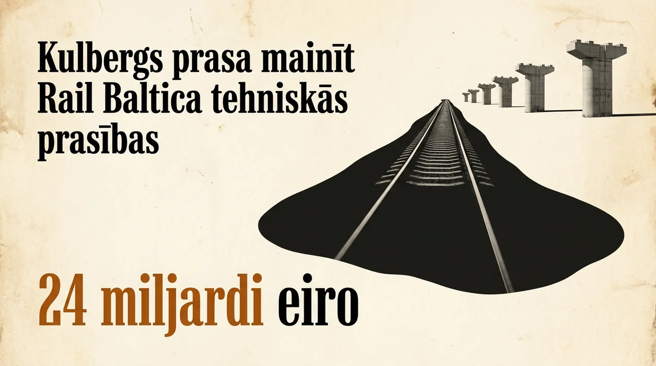 Kulbergs prasa mainīt Rail Baltica tehniskās prasības