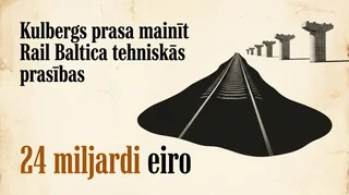 Kulbergs prasa mainīt Rail Baltica tehniskās prasības