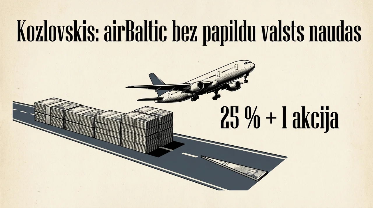 Kozlovskis: airBaltic bez papildu valsts naudas