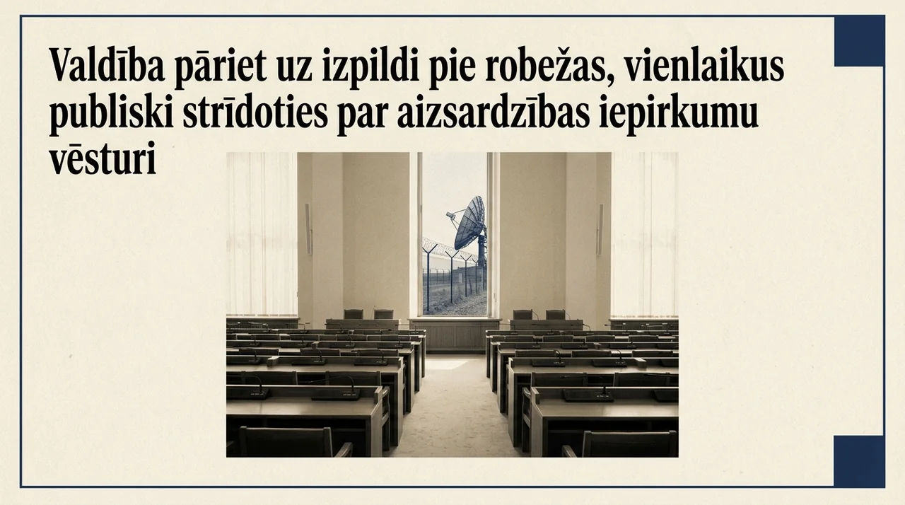 Valdība pāriet uz izpildi pie robežas, vienlaikus publiski strīdoties par aizsardzības iepirkumu vēsturi
