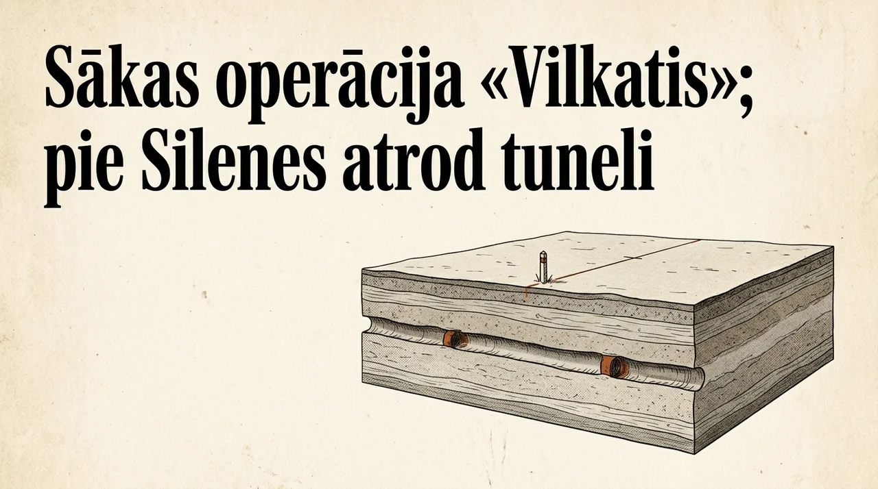 Sākas operācija «Vilkatis»; pie Silenes atrod tuneli