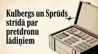 Kulbergs un Sprūds strīdā par pretdronu lādiņiem